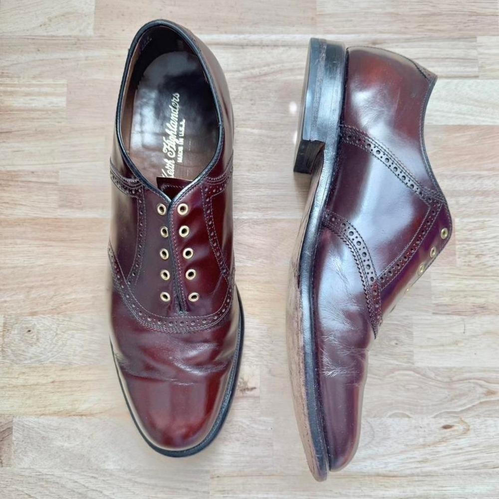 Keith Highlander burgundy leather loafer size 11.5